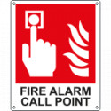 Sign FIRE ALLARM CALL POINT EN ISO 7010 F005