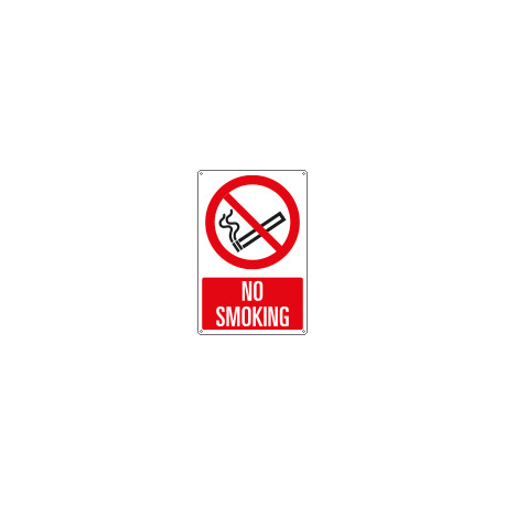 Sign prohibition NO SMOKING EN ISO 7010
