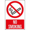 Sign prohibition NO SMOKING EN ISO 7010