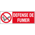 Sign prohibition DEFENSE DE FUMER EN ISO 7010 P002