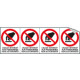 Sheet n. 4 label USAGE INTERDIT AUX PERSONNES NON AUTORISEES