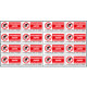 Sheet n. 16 label "PROHIBIDO ABRIR . . . " EN ISO 7010