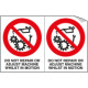 Sheet n. 2 label DO NOT REPAIR. . .