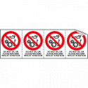 Sheet n. 4 label DO NOT OIL OR. . .
