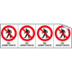 Sheet n. 4 label NO ADMITTANCE