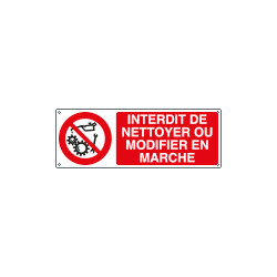 Sign prohib. self-adhes. "INTERDIT DE NET.