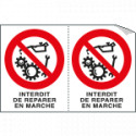 Sheet n. 2 label INTERDIT DE REPARER. . .