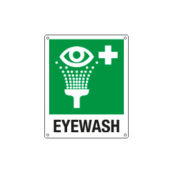 Sign emergency EYEWASH EN ISO 7010 E011
