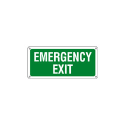 Sign safety EMERGENCY EXIT