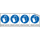Sheet n. 4 label "WEAR GLOVES"