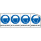 Sheet n. 4 label WEAR HELMET EN ISO 7010 M014