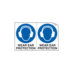 Sheet n. 2 label WEAR EAR PROTECTION EN ISO 7010