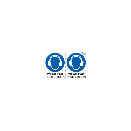 Sheet n. 2 label WEAR EAR PROTECTION EN ISO 7010