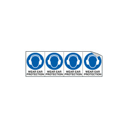 Sheet n. 4 label WEAR EAR PROTECTION EN ISO 7010