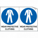 Sheet n. 2 label "WEAR PROTECT. CLOTHING"
