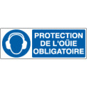 Sign mandatory PROTECTION DE L'OUIE OBLIGATOIRE EN ISO 7010 M003