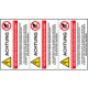 Sheet n. 3 label ACHTUNG. . . . . EN ISO 7010