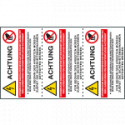 Sheet n. 3 label ACHTUNG. . . . . EN ISO 7010