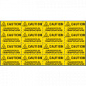 Sheet n. 16 label CAUTION DANGEROUS TEMPERATURE EN ISO 7010