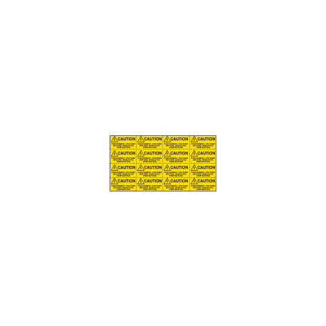 Sheet n. 16 label DISCONNECT VOLTAGE BEFORE REMOVING PRO. . . EN ISO 7010