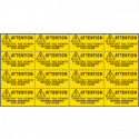 Sheet n. 16 label TURN-OFF POWER BEFORE OPENING THE DOOR EN ISO 7010