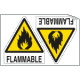 Sheet n. 2 label "FLAMMABLE"