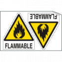Sheet n. 2 label "FLAMMABLE"