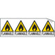 Sheet n. 4 label "FLAMMABLE"