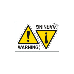 Sheet n. 2 label WARNING EN ISO 7010