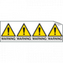 Sheet n. 4 label "WARNING"