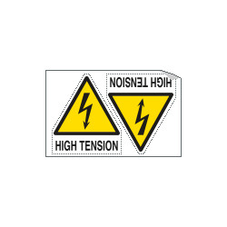 Sheet n. 2 label HIGH TENSION