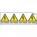 Sheet n. 4 label "HIGH TENSION"