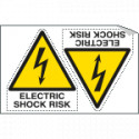 Sheet n. 2 label ELECTRIC SHOCK RISK EN ISO 7010
