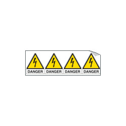 Sheet n. 4 label DANGER EN ISO 7010
