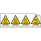 Sheet n. 4 label WARNING HOT SURFACE EN ISO 7010 W017
