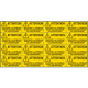 Sheet n. 16 label ENLEVER LA TENSION AVANT DE REPLACER. . . . . EN ISO 7010