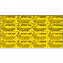 Sheet n. 16 label ENLEVER LA TENSION AVANT DE REPLACER. . . . . EN ISO 7010