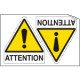 Sheet n. 2 label ATTENTION EN ISO 7010