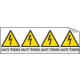 Sheet n. 4 label HAUTE TENSION. . . . . . . EN ISO 7010