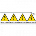Sheet n. 4 label HAUTE TENSION. . . . . . . EN ISO 7010