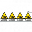 Sheet n. 4 label ATTENTION A VOS MAINS EN ISO 7010