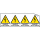 Sheet n. 4 label DANGER ELECTRIQUE EN ISO 7010