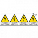 Sheet n. 4 label DANGER ELECTRIQUE EN ISO 7010