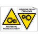 Sheet n. 2 label WARNING MOVING. . .