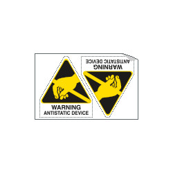 Sheet n. 2 label WARNING ANTSTATIC. . .
