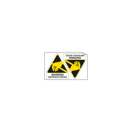 Sheet n. 2 label WARNING ANTSTATIC. . .