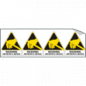Sheet n. 4 label WARNING ANTISTATIC. . .