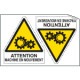 Sheet n. 2 label ATTENTION MACHINE. . .