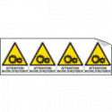 Sheet n. 4 label ATTENTION MACHINE. . .