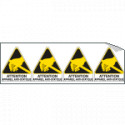 Sheet n. 4 label ATTENTION APPAREIL. . .